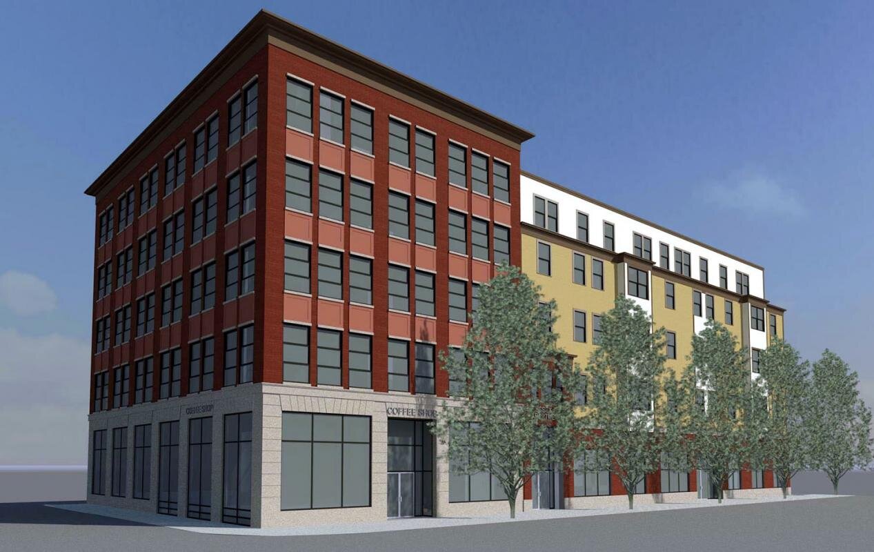 Rendering of the Essex Street project.     Source.